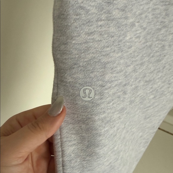 Lululemon Scuba High-Rise Jogger *Fleece 28" Heathered Core Ultra Light Grey - Picture 5 of 8
